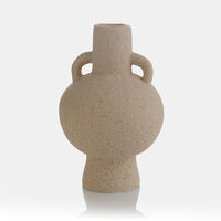 Porcelain Round Handled Vase