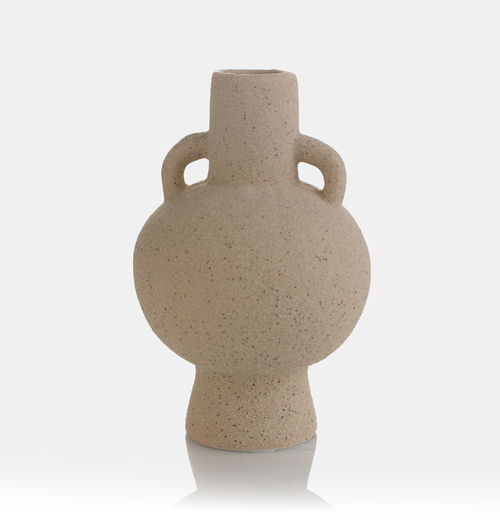 Porcelain Round Handled Vase