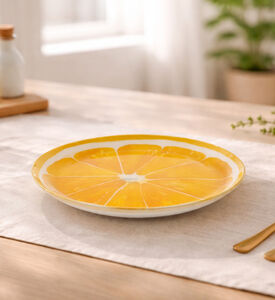 Jolipa Orange Plastic Round Bowl, Packshot View