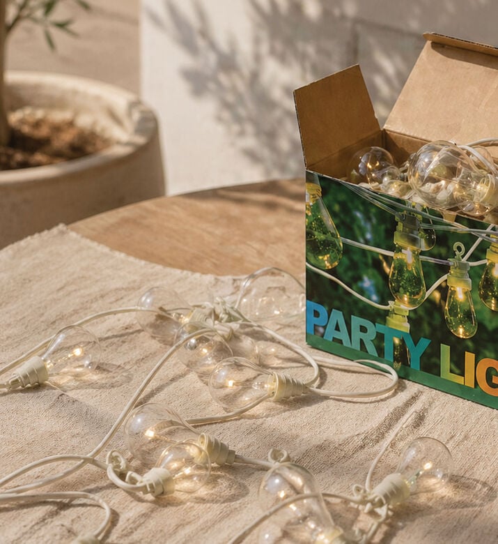 Home Deco and More Party Light Clear Led 20 Bulbs, Packshot View