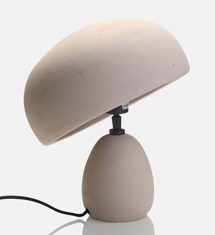 Home Deco and More Kumaar Iron Terracotta Table Lamp, Beige, Packshot View