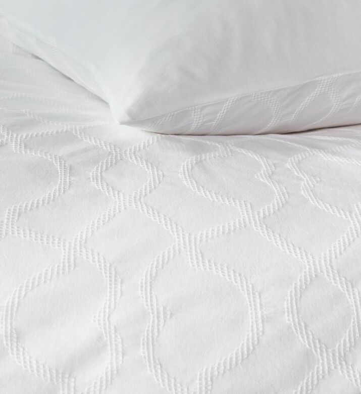 Barabara Hofmann Duvet Cover Milky, White, 240x220-cm, Packshot View