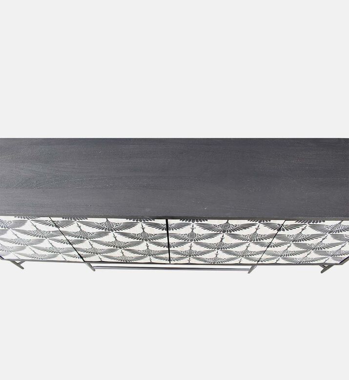 Swan Iron Buffet Table 203 X 45.5 X 81 Cm