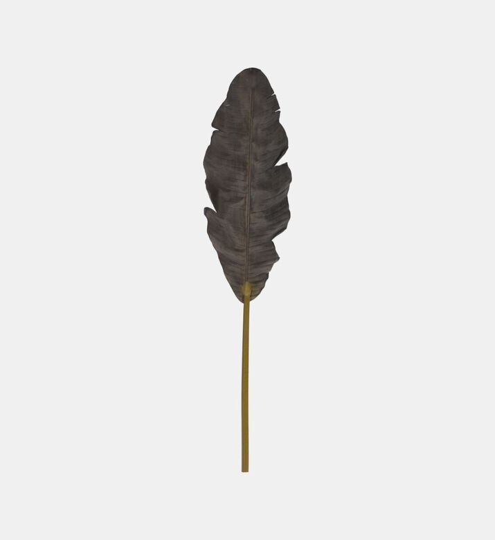 Home Deco and More Artificial Banana Leaf, Grey, Packshot View
