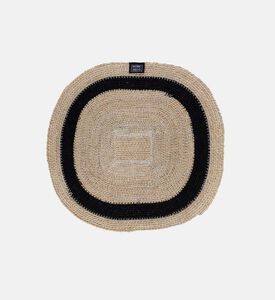 Home Deco and More Manda Seagrass Round Placemat, Packshot View
