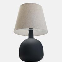 Drop Lampshade Iron Table Lamp