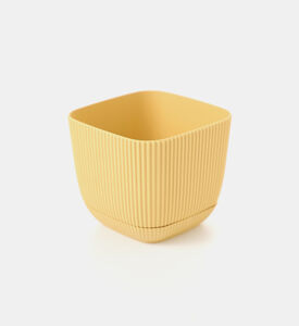 Square Ribbed Flowerpot