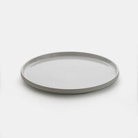Ceramic Ribbed Dinner Plate
