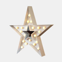 Iron Led Light Star Ornament