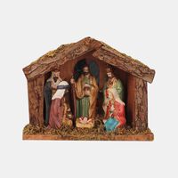 Nativity Crib 6-figures Set