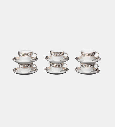 Vera Lys Porcelain Coffee Cup 6-piece Set