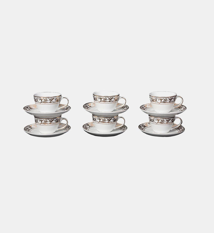 Vera Lys Porcelain Coffee Cup 6-piece Set