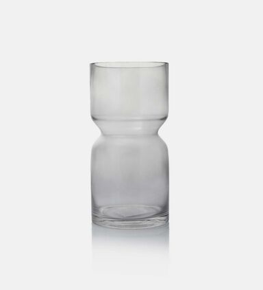 Clear Glass Round-shaped Vase