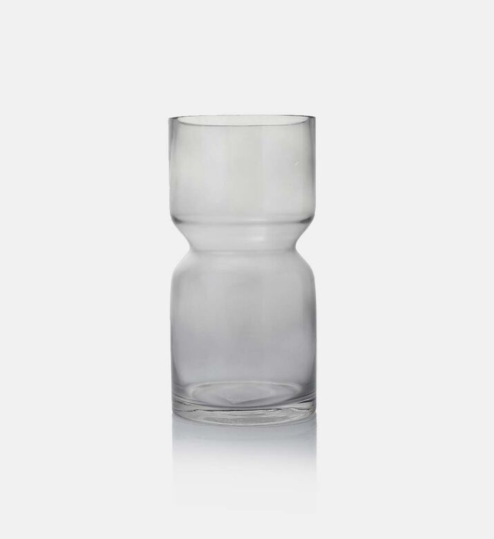 Clear Glass Round-shaped Vase