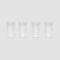 Bond Glass Lined High Balls 4-piece Set 370 Ml