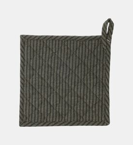 Home Deco and More Cotton Strap Pot Holder, Green, Packshot View