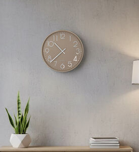Home Deco and More Glass Round Wall Clock, Packshot View