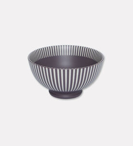 Home Deco and More Pastel Ribbed Porcelain 4-piece Bowl Set, Packshot View