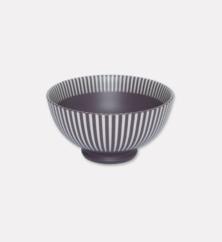 Home Deco and More Pastel Ribbed Porcelain 4-piece Bowl Set, Packshot View