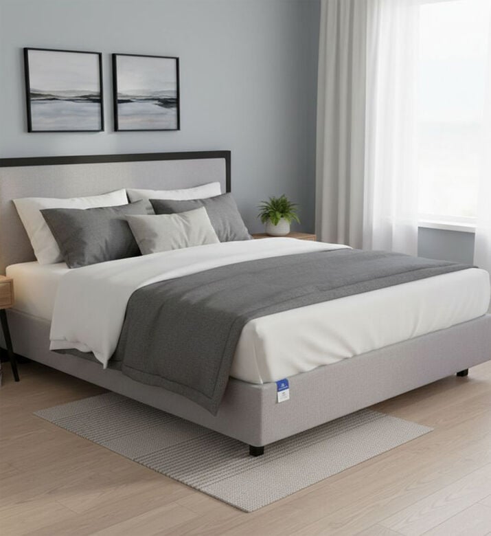 Home Deco and More Prima Spring Coils Wooden Bed Base, 200x200-cm, Packshot View