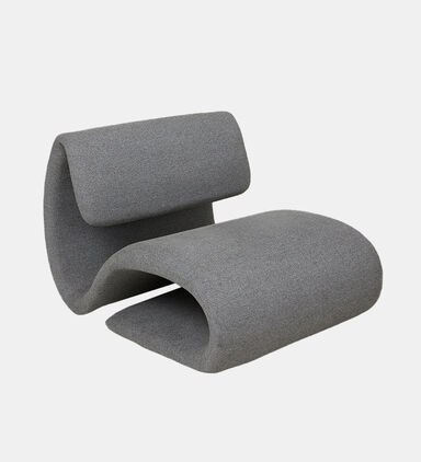 Dubna Boucle Fabric Lounge Chair
