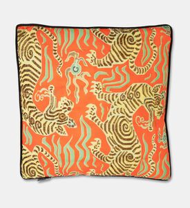 Home Deco and More Lynx Hand Bead Printed Cushion, Packshot View
