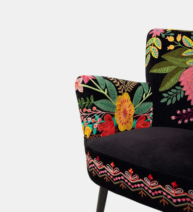 Orchid Mango Wood Arm Chair