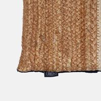 Amber Jute Rectangular Filled And Vaccumed Cushion