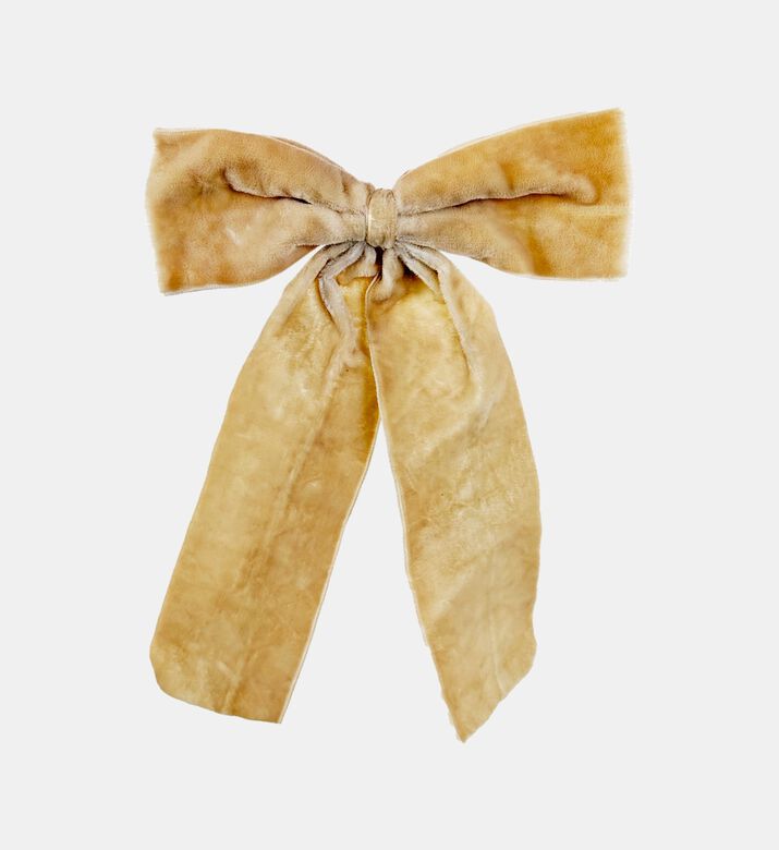 Velvet Bow-shape Clip