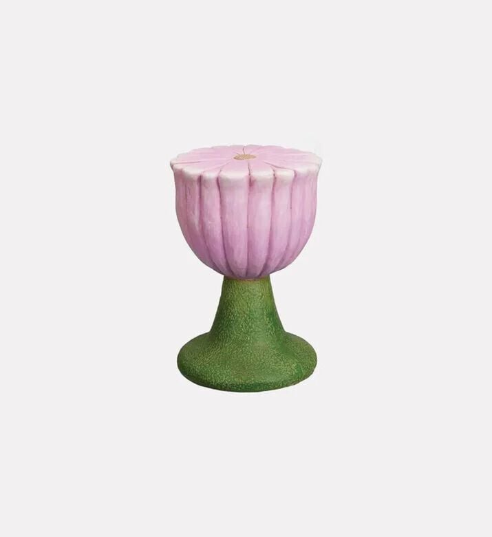 Home Deco and More Purple Flower Side Table, Packshot View