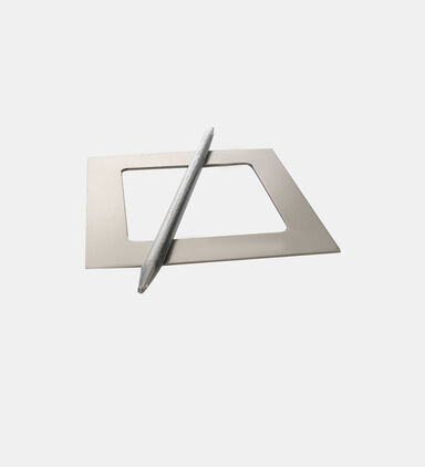 Chrome Matte Square Iron Embrace