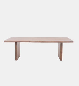Home Deco and More Ethnic Acacia Wood Dining Table, Dark-brown, 380-cm, Packshot View