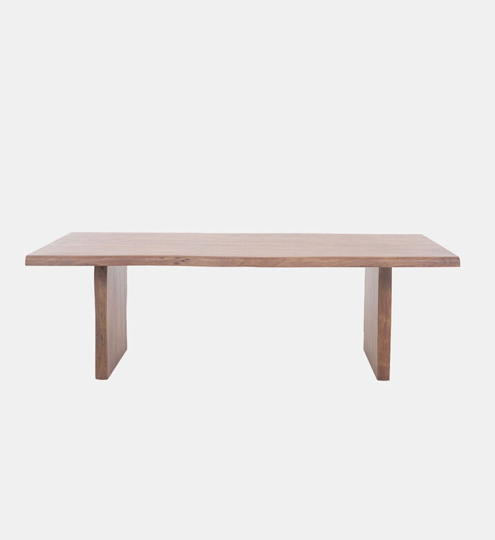 Home Deco and More Ethnic Acacia Wood Dining Table, Dark-brown, 380-cm, Packshot View