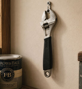 Home Deco and More Chrome Adjustable Wrench 8-inch, Packshot View