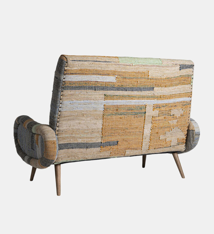 Home Deco and More Cobos Loveseat Rug Sofa, Multicolor, Packshot View