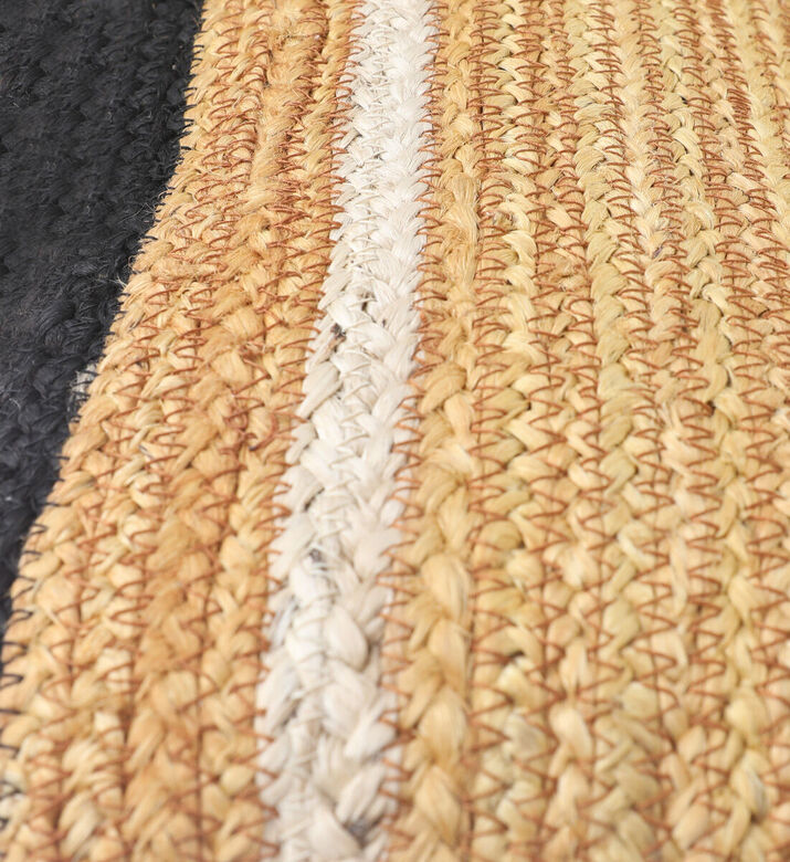 Home Deco and More Amber Jute Rectangular Cushion, Packshot View