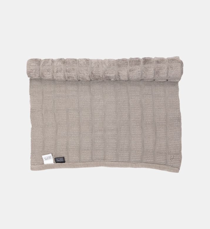 Home Deco and More Dice Cotton Bath Mat, Grey, 60x90-cm, Packshot View