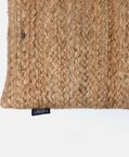 Vlad Jute Fabric Square Filled And Vaccumed Cushion