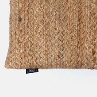 Vlad Jute Fabric Square Filled And Vaccumed Cushion