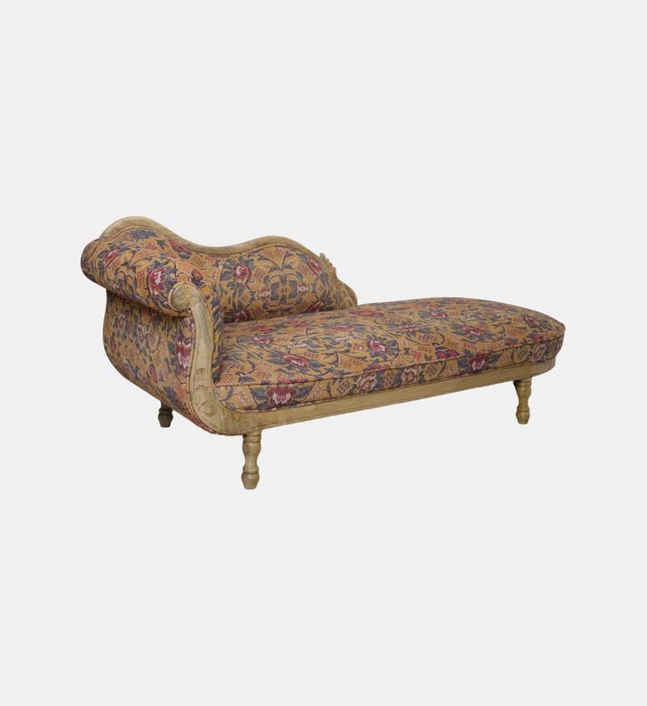 Antoinette Chenille Digital Printed Chaise