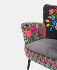 Lily Mango Wood Arm Chair