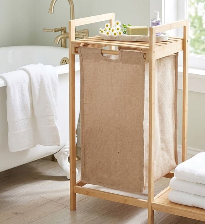 Storage Solutions Top Shelf Laundry Basket, Packshot View