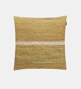 Home Deco and More Toffy Jute Square Filled Cushion, Packshot View