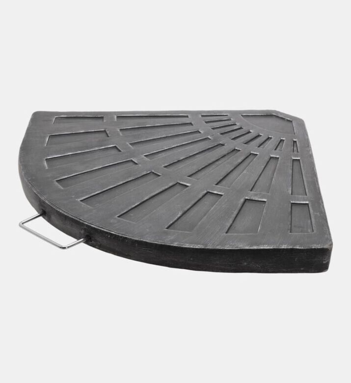 Home Deco and More Kali Sunshade Base, Dark-grey, 49x48x6-cm, Packshot View