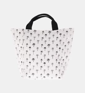 Palm Tree-print Lunch Cooler Bag