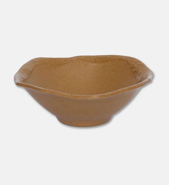 Home Deco and More Signature Ceramic Small Serving Bowl Set Of 4, Brown, S, Packshot View
