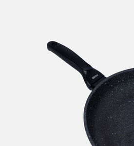 Risoli Granito Fry Pan, Black, 24-cm, Packshot View