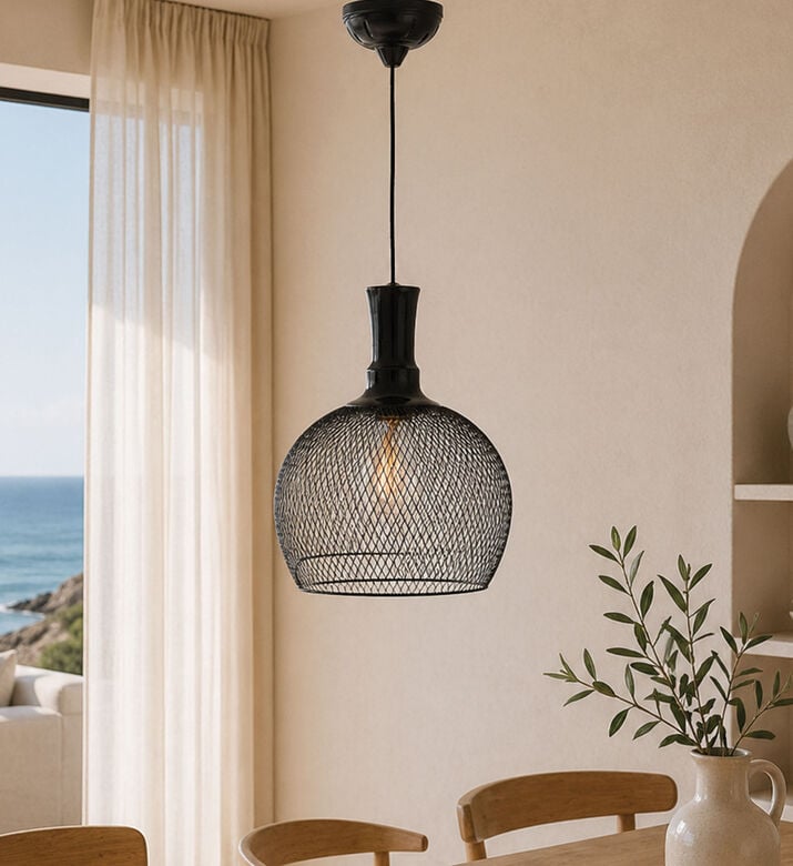 Home Deco and More Hanging Solar Warm Led Lamp, Packshot View