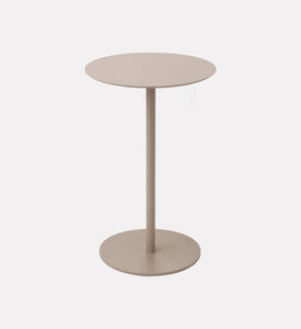 Home Deco and More Sand Tone Round Side Table, Packshot View