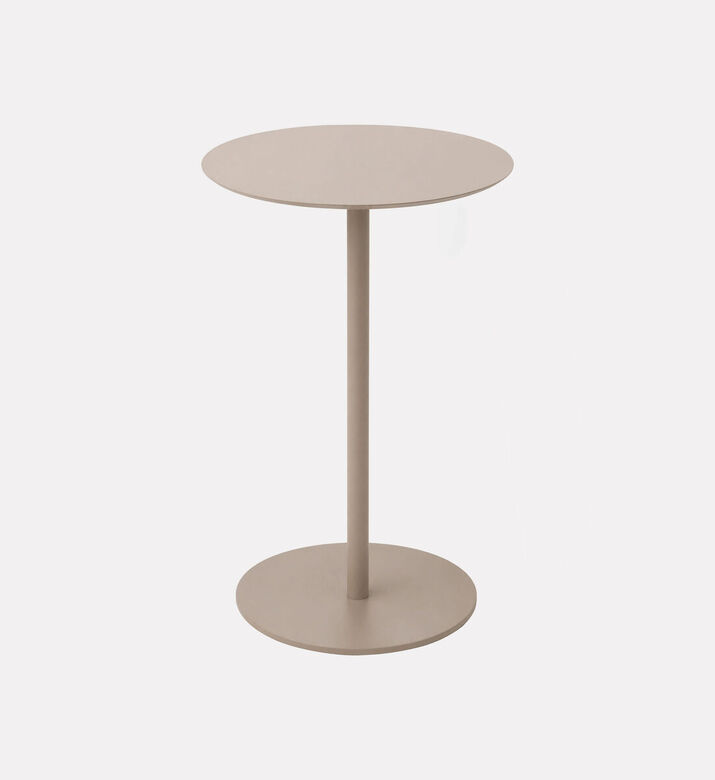 Home Deco and More Sand Tone Round Side Table, Packshot View